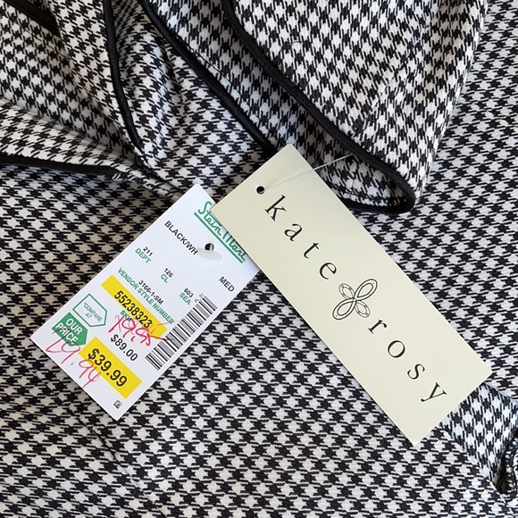 Kate Rosy Black and White Gingham Blazer - Picture 6 of 8